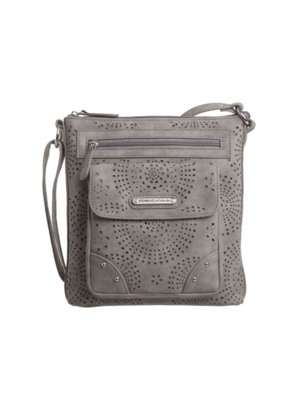 Lot of 4 NWT Stone Mountain USA Perforated Suede Crossbody Bag MSRP $69-$59 ea - Picture 4 of 11